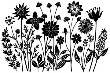 Elegant line art flower illustration, featuring a minimalist and hand-drawn floral design. Perfect for botanical prints, tattoo designs, nature-themed branding, packaging, wedding invitations, wall ar