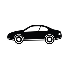 Car Silhouette Vector Icon Automotive Design Illustration Simple Transportation Concept