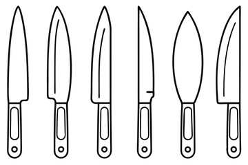 Kitchen Knife Detailed Artistry Precision in Design