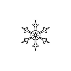 snowflake on a white background