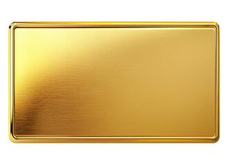 Golden name plate