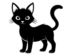 Kitten Vector Silhouettes & SVG Icon