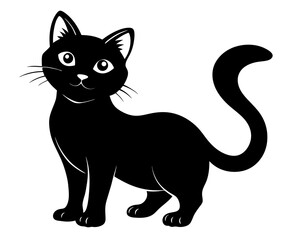 Obraz premium Kitten Vector Silhouettes & SVG Icon