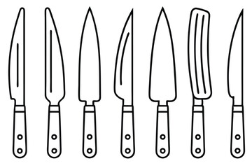 Kitchen Knife Sleek Design Versatile Sharp Art