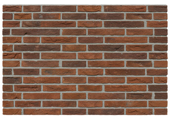 Isolated Seamless Red Brick Wall Texture