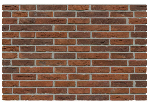 Fototapeta Isolated Seamless Red Brick Wall Texture