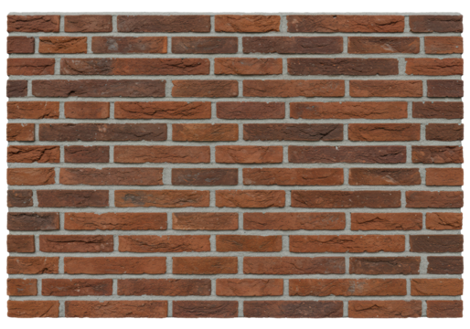 Isolated Seamless Red Brick Wall Texture