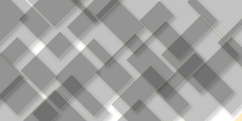 Abstract modern white design features subtle shadows . Modern white and gray technology concept diamond triangle geometric line background . abstract tech banner design. Graphic design element stripe