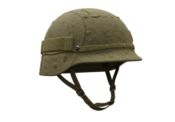 Isolated Military Helmet