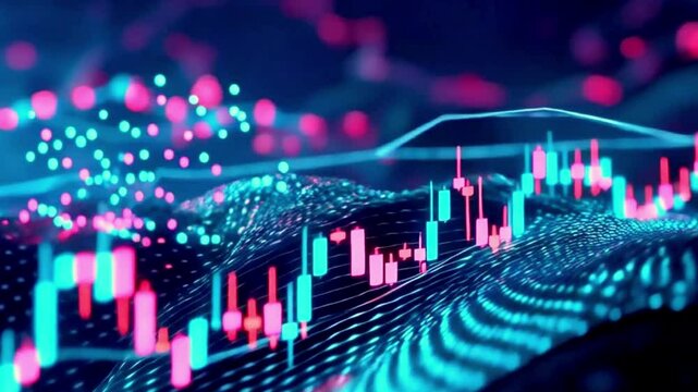 a flowing wave of trading activity.
