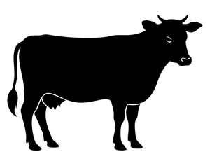 Cow Vector Silhouettes & SVG Icon