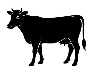 Cow Vector Silhouettes & SVG Icon