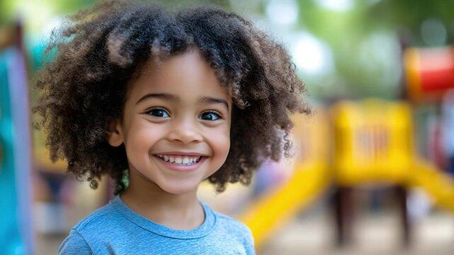 portrait of a smiling child