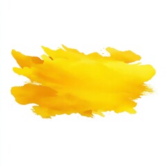Fototapeta premium Bright Yellow Watercolor Splash for Creative Design Projects