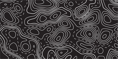  Modern Cartographic Statement: Abstract Wavy Topographic Patterns in a Luxury-Inspired Design Featuring Contour Precision and Spatial Elegance on a Striking Matte Black Background