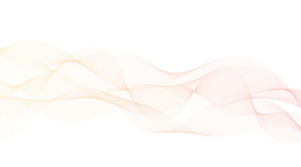 Waves vector design curved lines stroke abstract 