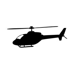 helicopter icon, helicopter silhouette vector illustration-simple silhouette illustration of helicopter, perfect for helicopter logos and icons