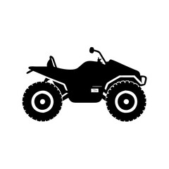 atv all terrain vehicle icon, atv all terrain vehicle silhouette vector illustration-simple silhouette illustration of atv all terrain vehicle, perfect for atv all terrain vehicle logos and icons