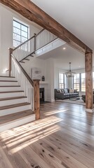 Obraz premium Open-Concept Home Interior