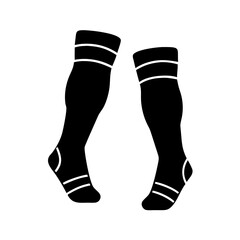 leg warmers icon, leg warmers silhouette vector illustration-simple silhouette illustration of leg warmers, perfect for leg warmers logos and icons