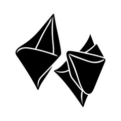 pocket squares icon, pocket squares silhouette vector illustration-simple silhouette illustration of pocket squares, perfect for pocket squares logos and icons