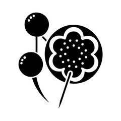 lapel pins icon, lapel pins silhouette vector illustration-simple silhouette illustration of lapel pins, perfect for lapel pins logos and icons