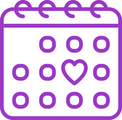 Wedding Day vector stock icon illustration