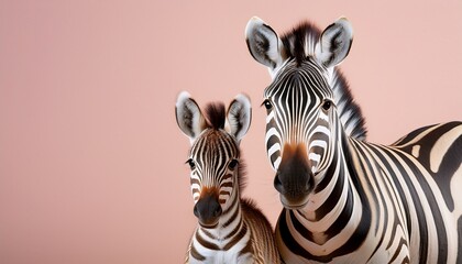 Naklejka premium close up of zebra face