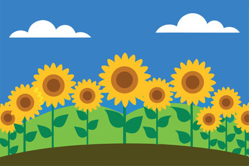 a-sprawling-sunflower-field-under-a-clear-blue-sky