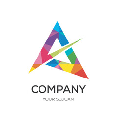 Alphabet A Company Logo design