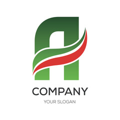 Alphabet A Company Logo design