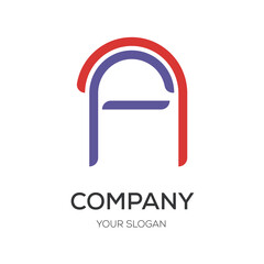 Alphabet A Company Logo design