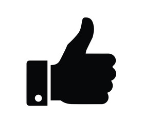 Thumbs Logo, Thumbs Icon, Thumbs Hand icon, Simple Thumbs Up Icon, Perfect for Social Media Graphics with vector Illustration.