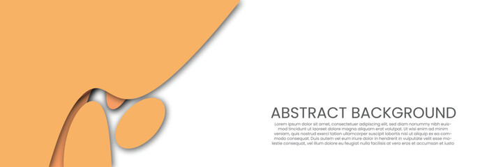 Bright and elegant yellow-white banner background, ideal for promotional materials and web headers.