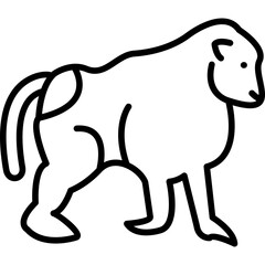 Baboon Icon