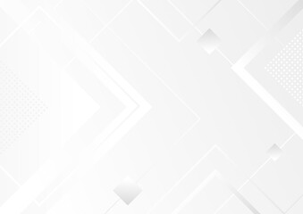 abstract white background with geometric shapes