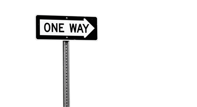 One way direction sign road street travel transportation traffic arrow black white guidance route 100