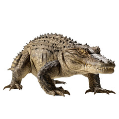 Naklejka premium Crocodile Image Showcase on transparent background
