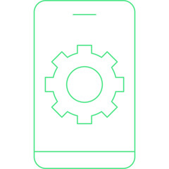 Device Settings single vector illustration icon
