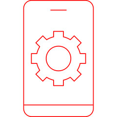 Device Settings single vector illustration icon