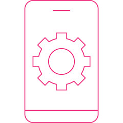 Device Settings single vector illustration icon