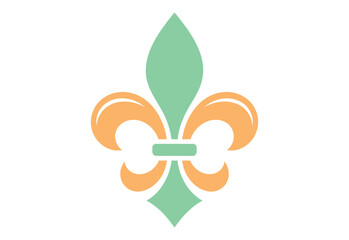 Black Fleur de lis Icon vector illustration © MUZIHID CREATION