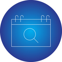 Find Event single vector illustration icon