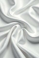 Obraz premium Luxurious white silk, smooth texture, elegant drape, light, background
