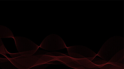 Illustrative Vector Art: Flowing Smoke Stream with Energy Waves and Smooth Color Gradients
