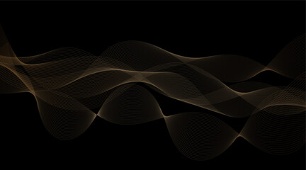 Illustrative Vector Art: Flowing Smoke Stream with Energy Waves and Smooth Color Gradients
