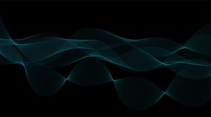 Geometric Vector Backdrop: Patterned Smoke and Light Curves Creating a Motion Design

