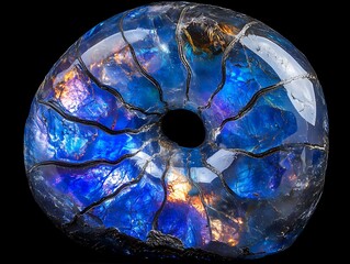 Polished Ammonite Fossil
