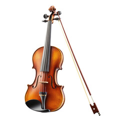 Fototapeta premium Classical Violin Bow on transparent background