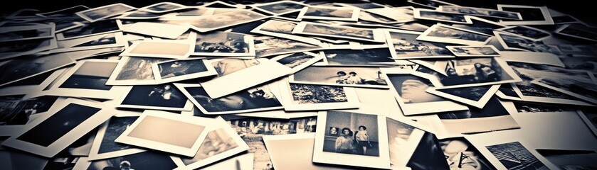 A Pile of Vintage Photographs